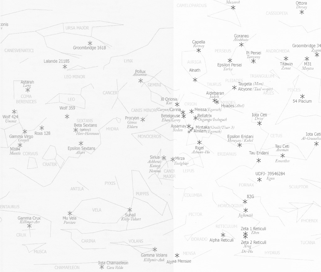 Map of Races - B (Courtesy Thor Han Eredyon & Elena Danaan)