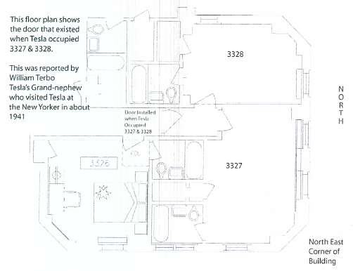 Tesla rooms 3327 & 3328 at the Hotel New Yorker