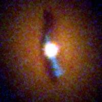 Svart hål med ackreationsskiva i NGC6251 (Courtesy HST)