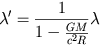 Gravitationell rödförskjutning