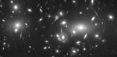 Galaxhopen Abell 2218 (Courtesy HST)